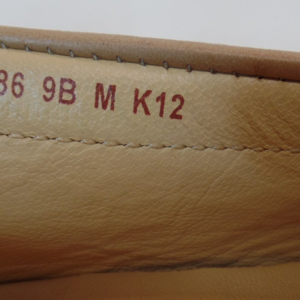 Cole Haan Air White & Tan Leather Slip on Driving Loafers Shoes Sz 9 #D39386 - Picture 10 of 16